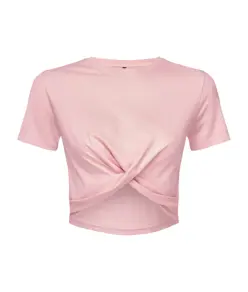 Crop top con nodo TriDri® donna TriDri