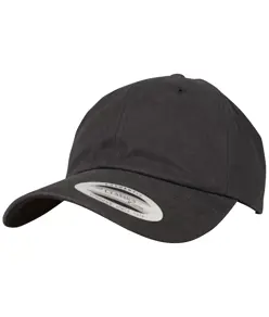Dad cap in twill di cotone smerigliato (6245PT) Flexfit by Yupoong