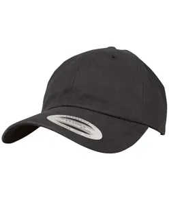 Dad cap in twill di cotone smerigliato (6245PT) Flexfit by Yupoong