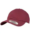 Dad cap in twill di cotone smerigliato (6245PT) Flexfit by Yupoong
