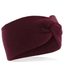 Fascia per capelli in maglia a treccia Beechfield