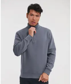 Felpa Authentic con zip a ¼ Russell