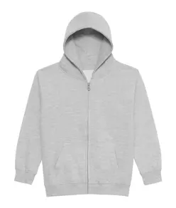 Felpa bambino con cappuccio e zip intera JustHoods