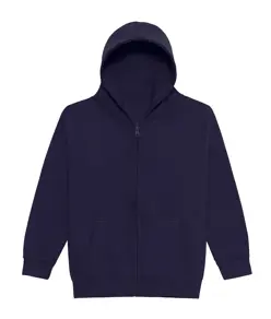 Felpa bambino con cappuccio e zip intera JustHoods