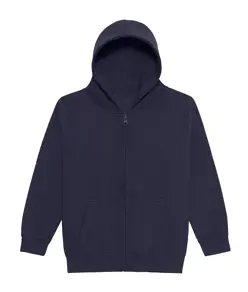 Felpa bambino con cappuccio e zip intera JustHoods