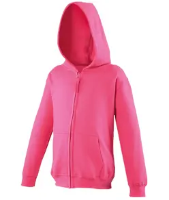 Felpa bambino con cappuccio e zip intera JustHoods