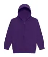 Felpa bambino con cappuccio e zip intera JustHoods