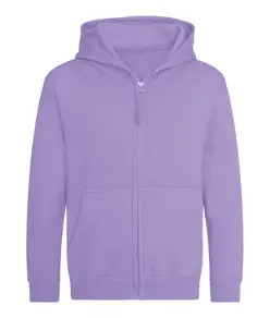 Felpa bambino con cappuccio e zip intera JustHoods
