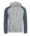 Felpa bicolore con cappuccio UNLABELED (5156) Tee Jays