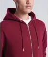 Felpa biologica con zip e cappuccio JustHoods