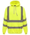 Felpa con cappuccio ad alta visibilità senza zip (HVK05) YOKO