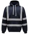 Felpa con cappuccio ad alta visibilità senza zip (HVK05) YOKO