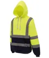 Felpa con cappuccio ad alta visibilità senza zip (HVK05) YOKO