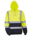 Felpa con cappuccio ad alta visibilità senza zip (HVK05) YOKO