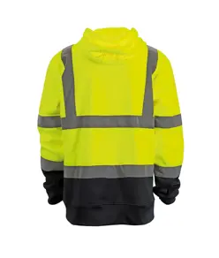 Felpa con cappuccio ad alta visibilità Scruffs