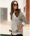 Felpa con cappuccio alla moda da donna Brownsville Nimbus
