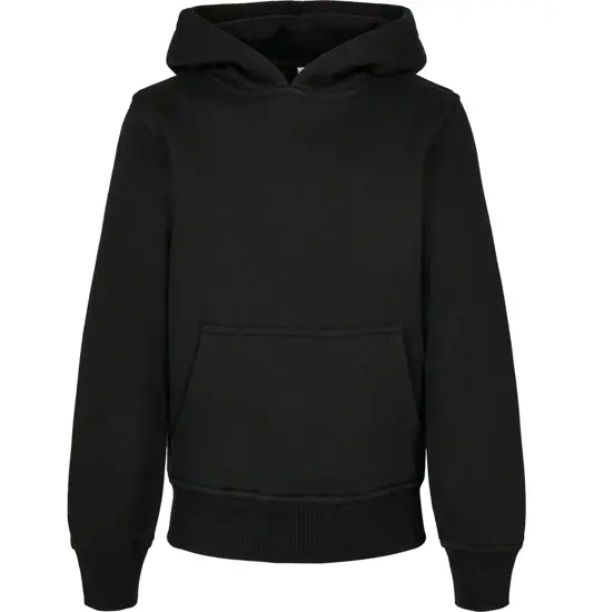 Felpa con cappuccio basic bambino in cotone biologico Build Your Brand
