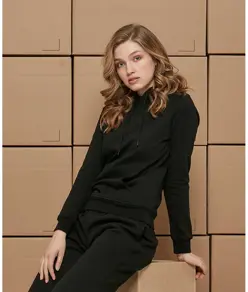 Felpa con cappuccio basic donna Build Your Brand Basic