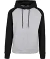 Felpa con cappuccio basica raglan Build Your Brand Basic