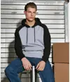 Felpa con cappuccio basica raglan Build Your Brand Basic