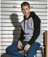 Felpa con cappuccio basica raglan Build Your Brand Basic