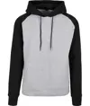 Felpa con cappuccio basica raglan Build Your Brand Basic