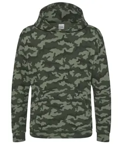 Felpa con cappuccio camo bambino JustHoods