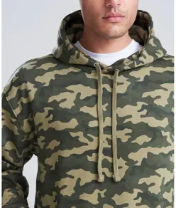 Felpa con cappuccio Camo JustHoods