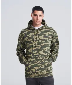Felpa con cappuccio Camo JustHoods