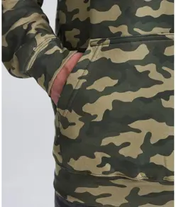 Felpa con cappuccio Camo JustHoods