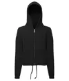 Felpa con cappuccio cropped oversize full zip riciclata bambino TriDri® TriDri