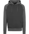 Felpa con cappuccio e maniche raglan Build Your Brand