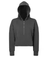 Felpa con cappuccio e mezza zip da donna TriDri® TriDri