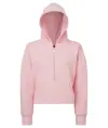 Felpa con cappuccio e mezza zip da donna TriDri® TriDri