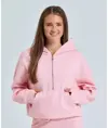 Felpa con cappuccio e mezza zip da donna TriDri® TriDri