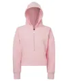 Felpa con cappuccio e mezza zip da donna TriDri® TriDri