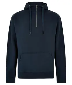 Felpa con cappuccio e zip a 1/4 taglio regular Kustom Kit
