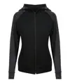 Felpa con cappuccio e zip a contrasto cool donna AWDis Just Cool
