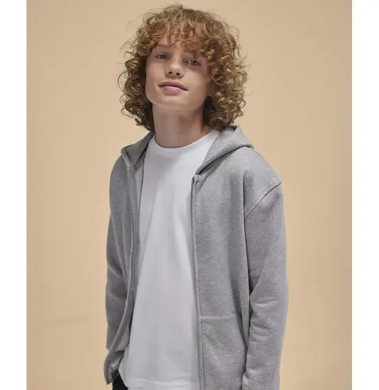 Felpa con cappuccio e zip bambino B&C ID.334 B&C Collection