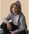 Felpa con cappuccio e zip bambino B&C ID.334 B&C Collection