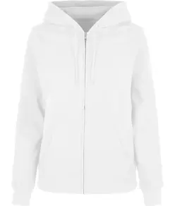 Felpa con cappuccio e zip basic donna Build Your Brand Basic