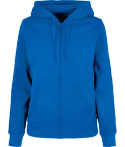 Felpa con cappuccio e zip basic donna Build Your Brand Basic