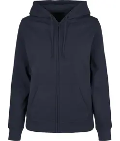 Felpa con cappuccio e zip basic donna Build Your Brand Basic
