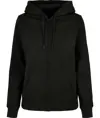 Felpa con cappuccio e zip basic donna Build Your Brand Basic
