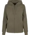 Felpa con cappuccio e zip basic donna Build Your Brand Basic
