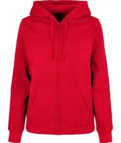 Felpa con cappuccio e zip basic donna Build Your Brand Basic
