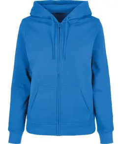 Felpa con cappuccio e zip basic donna Build Your Brand Basic