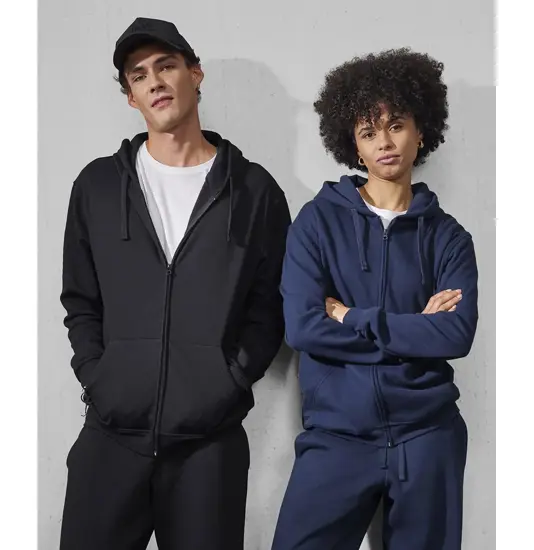 Felpa con cappuccio e zip B&C ID.224 B&C Collection