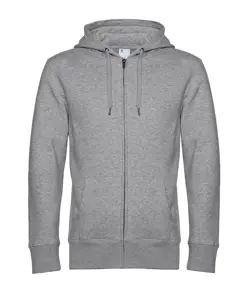 Felpa con cappuccio e zip B&C KING B&C Collection