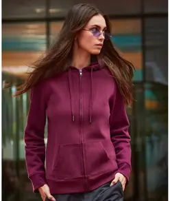 Felpa con cappuccio e zip B&C Queen B&C Collection
